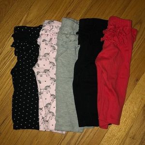 Set of 5 Ruffle Pants